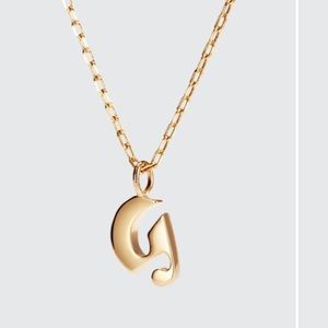 Glossier G Gold Necklace